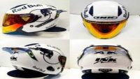 Helm dengan Visor Ganda